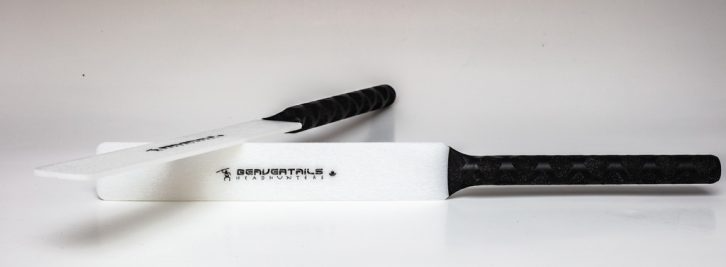 HeadHunters Beavertails polyethylene percussion paddles — multi-stroke rebound, vertical and horizontal play, Made in Canada